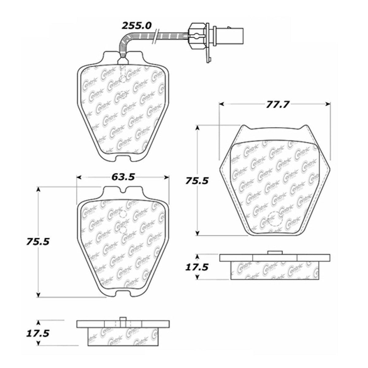 Centric Parts Disc Brake Pad Set