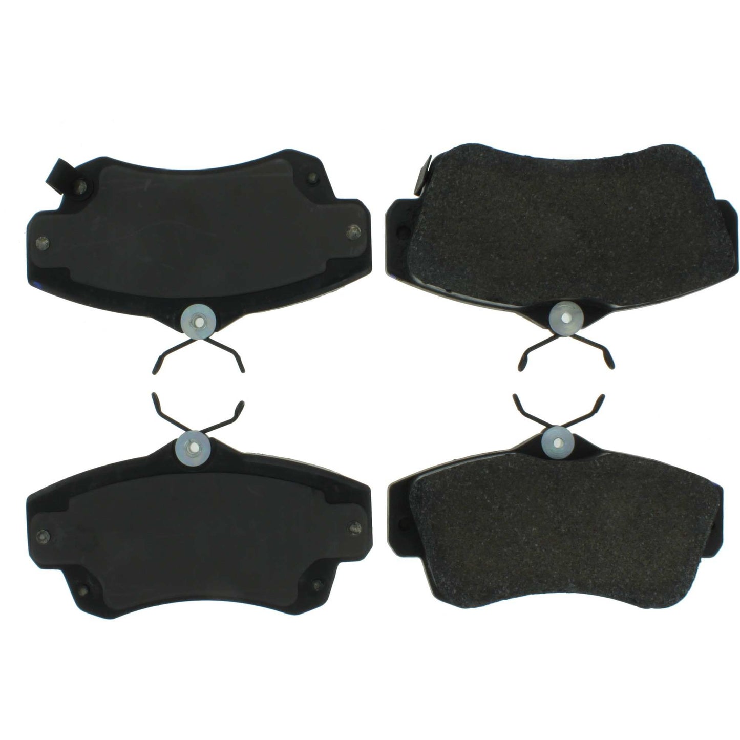 Centric Parts Disc Brake Pad Set Posi Quiet Extended Wear with Shims and Hardware for 2001-2010 Chrysler PT Cruiser 106.08410