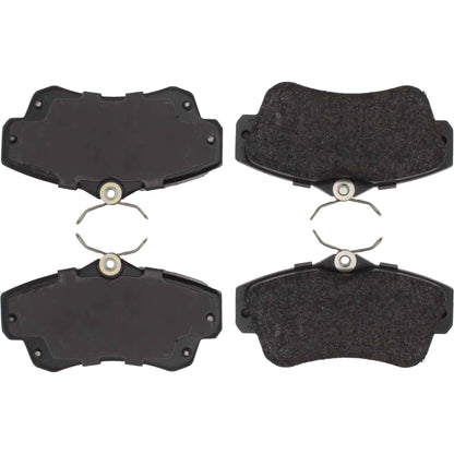 Centric Parts Disc Brake Pad Set Posi Quiet Extended Wear with Shims and Hardware for 2003-2009 Chrysler PT Cruiser 2003-2005 Dodge Neon 106.08411