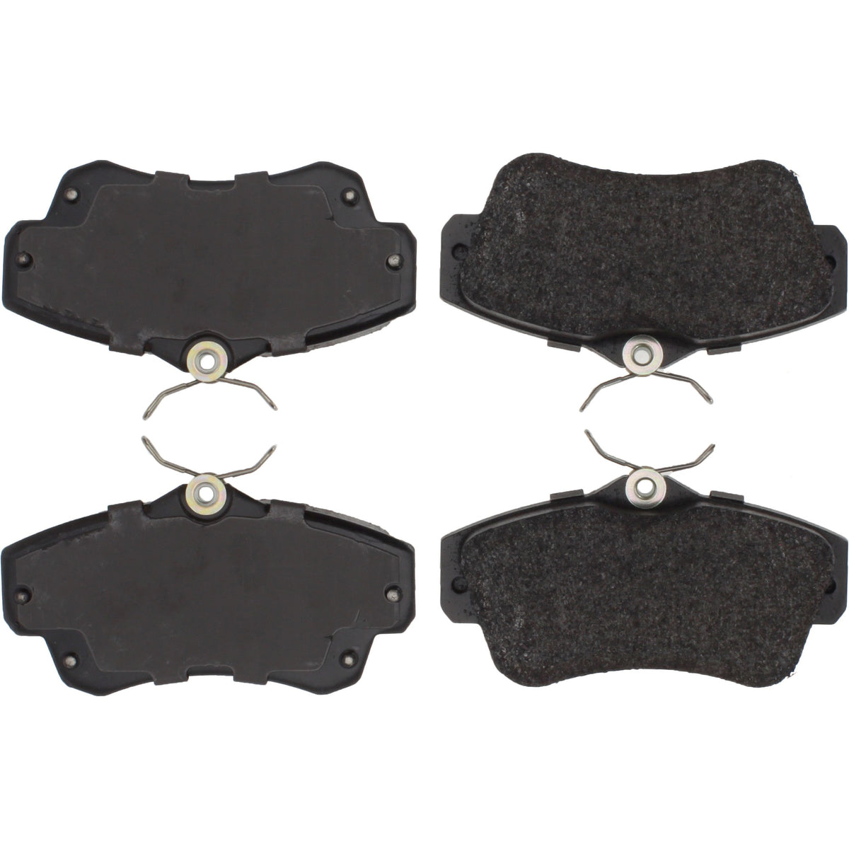 Centric Parts Disc Brake Pad Set Posi Quiet Extended Wear with Shims and Hardware for 2003-2009 Chrysler PT Cruiser 2003-2005 Dodge Neon 106.08411