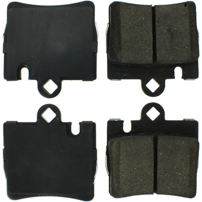 Centric Parts Disc Brake Pad Set Posi Quiet Extended Wear with Shims and Hardware for 2000-2003 Mercedes-Benz CL55 AMG 106.08480