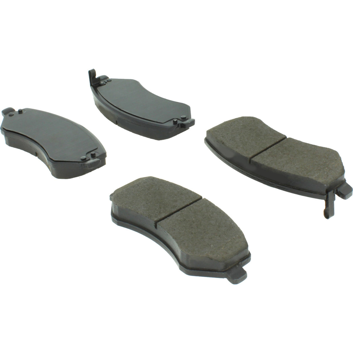 Centric Parts Disc Brake Pad Set Posi Quiet Extended Wear with Shims and Hardware for 2001-2008 Chrysler Town & Country, Voyager, Dodge Caravan, Grand Caravan, Jeep Liberty 106.08560
