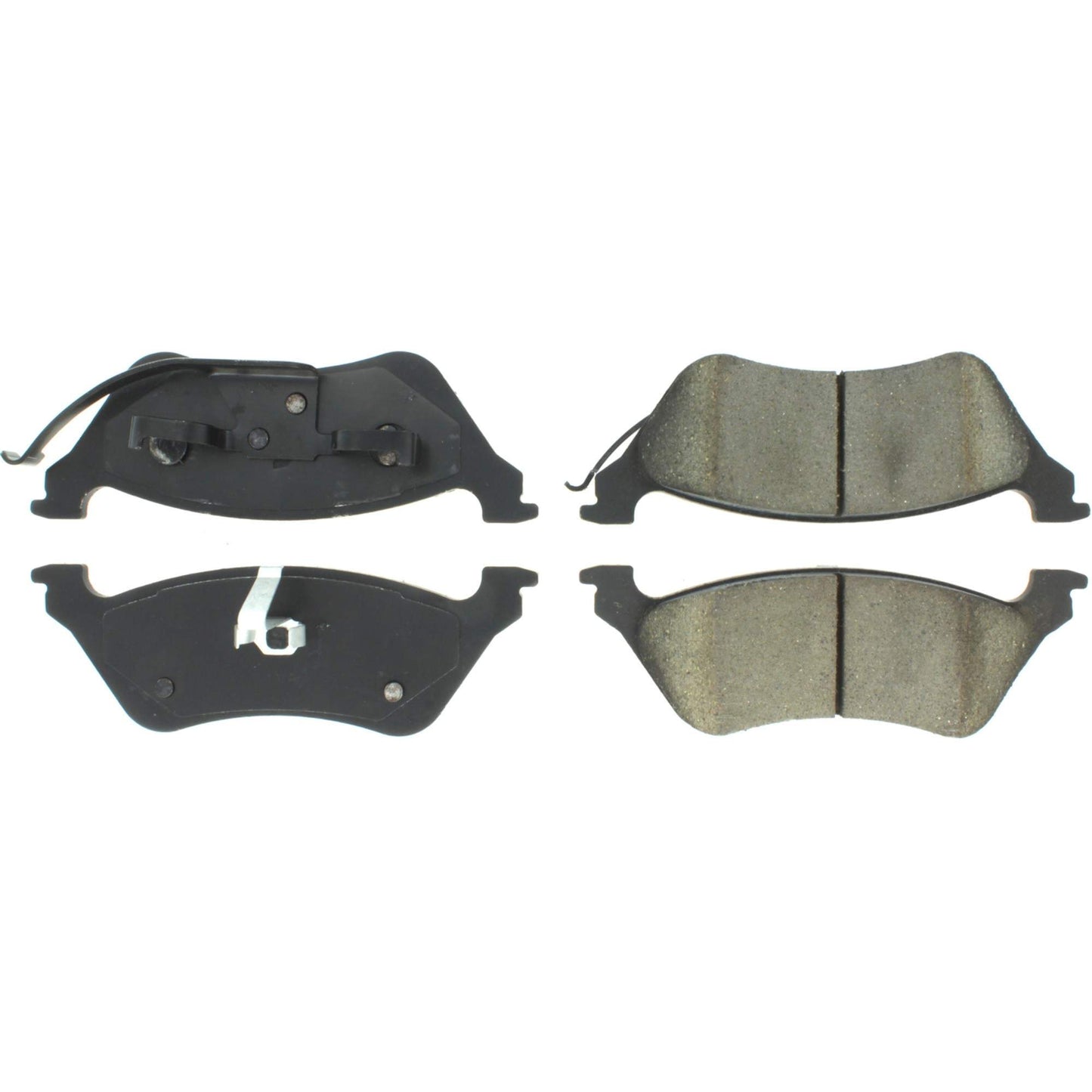 Centric Parts Disc Brake Pad Set Posi Quiet Extended Wear with Shims for 2001-2007 Chrysler Town & Country, Dodge Caravan Part Number 106.08580