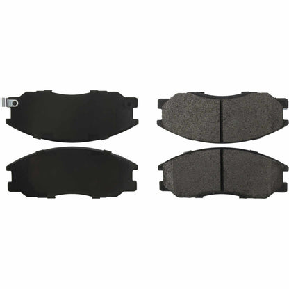 Centric Parts Disc Brake Pad Set Posi Quiet Extended Wear with Shims and Hardware for 2001-2006 Hyundai Santa Fe, XG300 2001, XG350 2002-2003, Kia Sedona 2003-2005, Sorento 2003-2009 106.08640