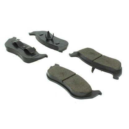 Centric Parts Disc Brake Pad Set Posi Quiet Extended Wear with Shims and Hardware for 2002-2005 Ford Explorer Mercury Mountaineer 106.08810