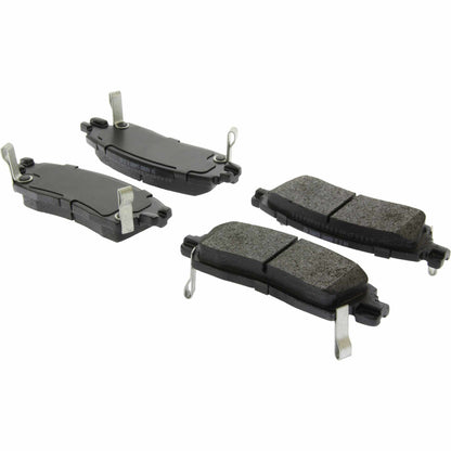 Centric Parts Disc Brake Pad Set Posi Quiet Extended Wear with Shims and Hardware for 2004-2017 Buick Enclave, Rainier, SSR, Trailblazer, Traverse, Acadia, Envoy, XUV