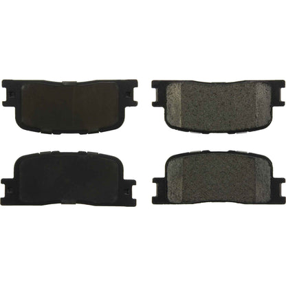 Centric Parts Disc Brake Pad Set Posi Quiet Extended Wear with Shims and Hardware for 2003-2002 Lexus ES300 2006-2004 ES330 2006-2002 Toyota Camry 106.08850