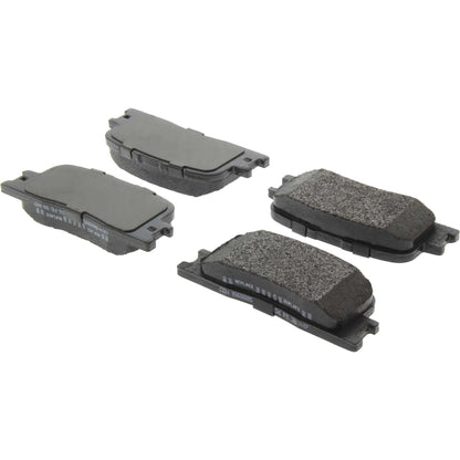 Centric Parts Disc Brake Pad Set Posi Quiet Extended Wear with Shims and Hardware for 2001-2003 Toyota Highlander 106.08851