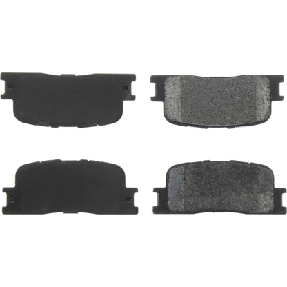 Centric Parts Disc Brake Pad Set Posi Quiet Extended Wear with Shims and Hardware for 2001-2003 Toyota Highlander 106.08851
