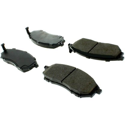 Centric Parts Disc Brake Pad Set Posi Quiet Extended Wear with Shims and Hardware for 2008-2019 Infiniti