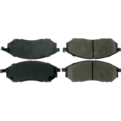 Centric Parts Disc Brake Pad Set Posi Quiet Extended Wear with Shims and Hardware for 2008-2019 Infiniti
