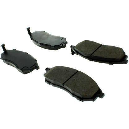 Centric Parts Disc Brake Pad Set Posi Quiet Extended Wear with Shims and Hardware for 2006-2018 Infiniti FX35 FX37 FX45 QX70 106.08881