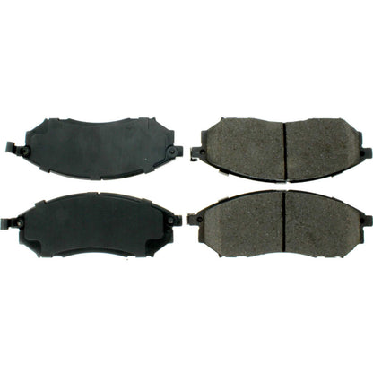 Centric Parts Disc Brake Pad Set Posi Quiet Extended Wear with Shims and Hardware for 2006-2018 Infiniti FX35 FX37 FX45 QX70 106.08881