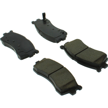 Centric Parts Disc Brake Pad Set Posi Quiet Extended Wear with Shims and Hardware for Kia Rio 2005-2003 Sephia 2001 Spectra 2003-2001 106.08890