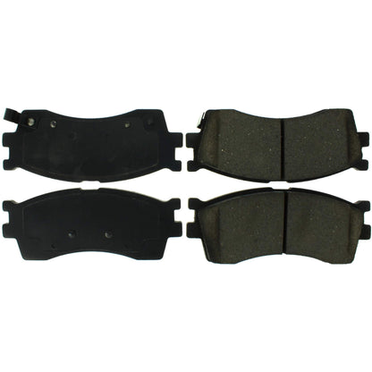 Centric Parts Disc Brake Pad Set Posi Quiet Extended Wear with Shims and Hardware for Kia Rio 2005-2003 Sephia 2001 Spectra 2003-2001 106.08890