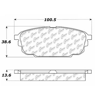 Centric Parts Disc Brake Pad Set