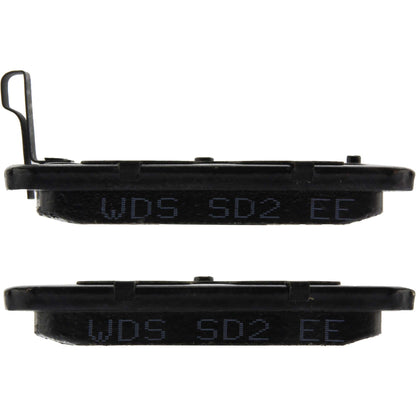 Centric Parts Disc Brake Pad Set Posi Quiet Extended Wear with Shims and Hardware for 2000-2006 Infiniti G20 I30 I35 Nissan Maxima Sentra 106.09000