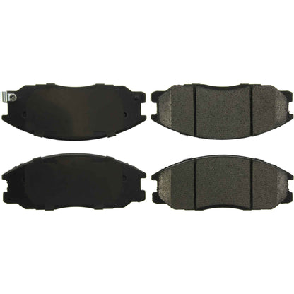 Centric Parts Disc Brake Pad Set Posi Quiet Extended Wear with Shims and Hardware for 2001-2005 Hyundai Santa Fe 2002-2003 Kia Sedona 106.09030