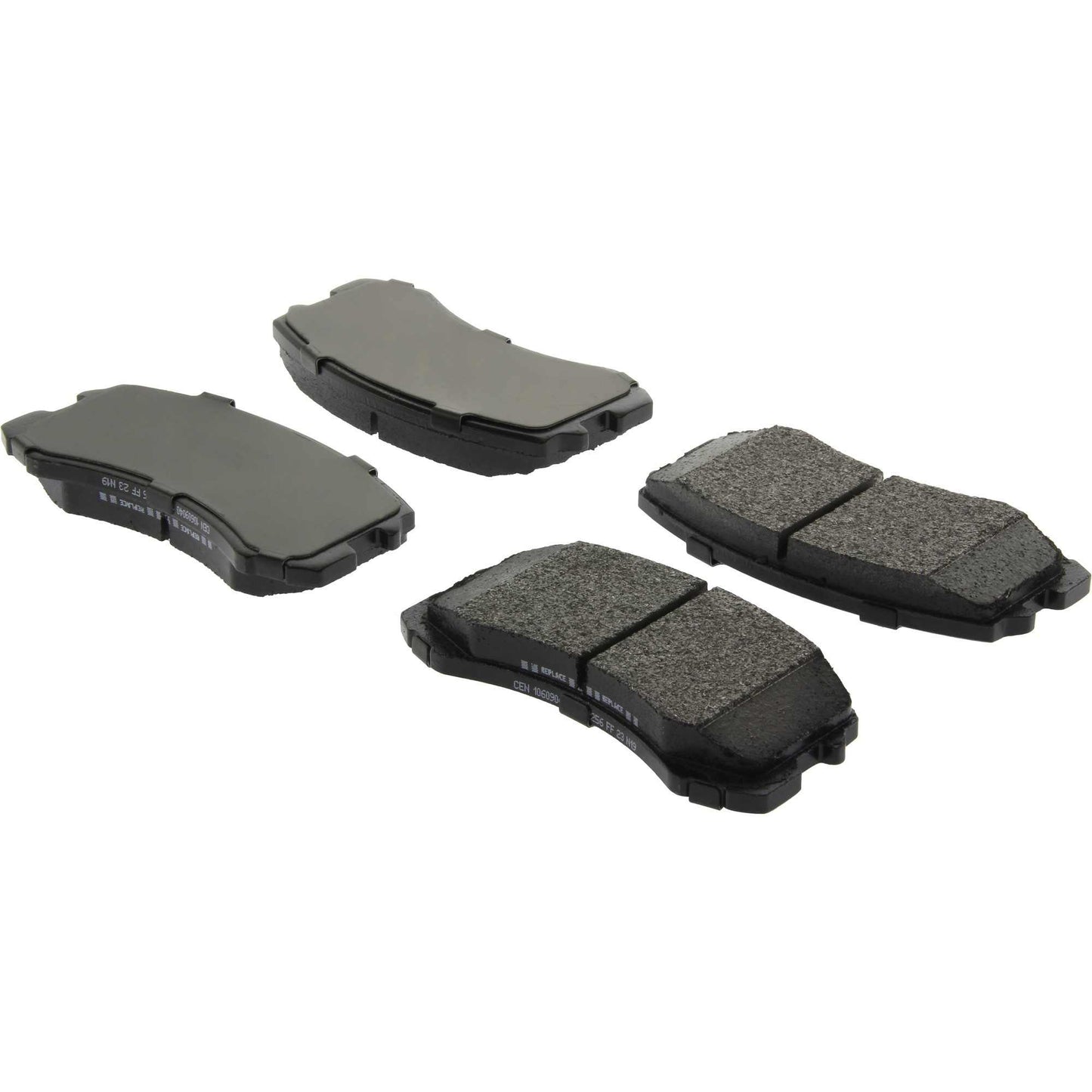 Centric Parts Disc Brake Pad Set Posi Quiet Extended Wear with Shims and Hardware for 2002-2007 Mitsubishi Lancer 106.09040