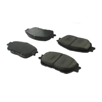 Centric Parts Disc Brake Pad Set Long wearing Semi-Metallic with Noise Elimination for Heavy Duty Applications 106.09061