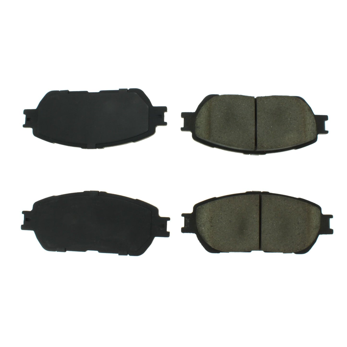 Centric Parts Disc Brake Pad Set Long wearing Semi-Metallic with Noise Elimination for Heavy Duty Applications 106.09061