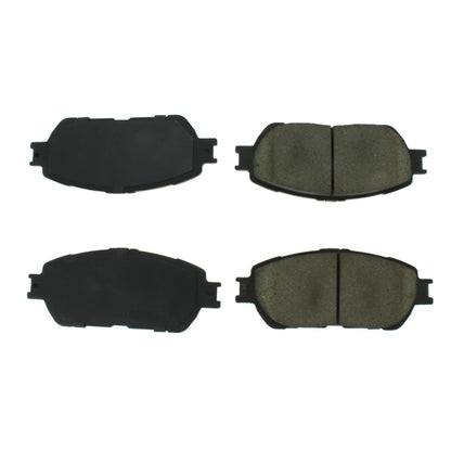 Centric Parts Disc Brake Pad Set Long wearing Semi-Metallic with Noise Elimination for Heavy Duty Applications 106.09061