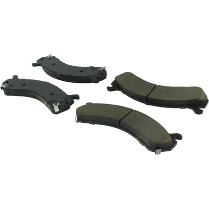 Centric Parts Disc Brake Pad Set with Semi-Metallic friction