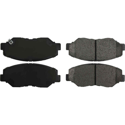 Centric Parts Disc Brake Pad Set Long Wearing Semi-Metallic with 100% Shimmed for Noise Elimination and Scorched Bed-In