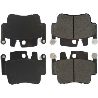 Centric Parts Disc Brake Pad Set Long wearing Semi-Metallic with 100% shimmed for noise elimination 106.09170