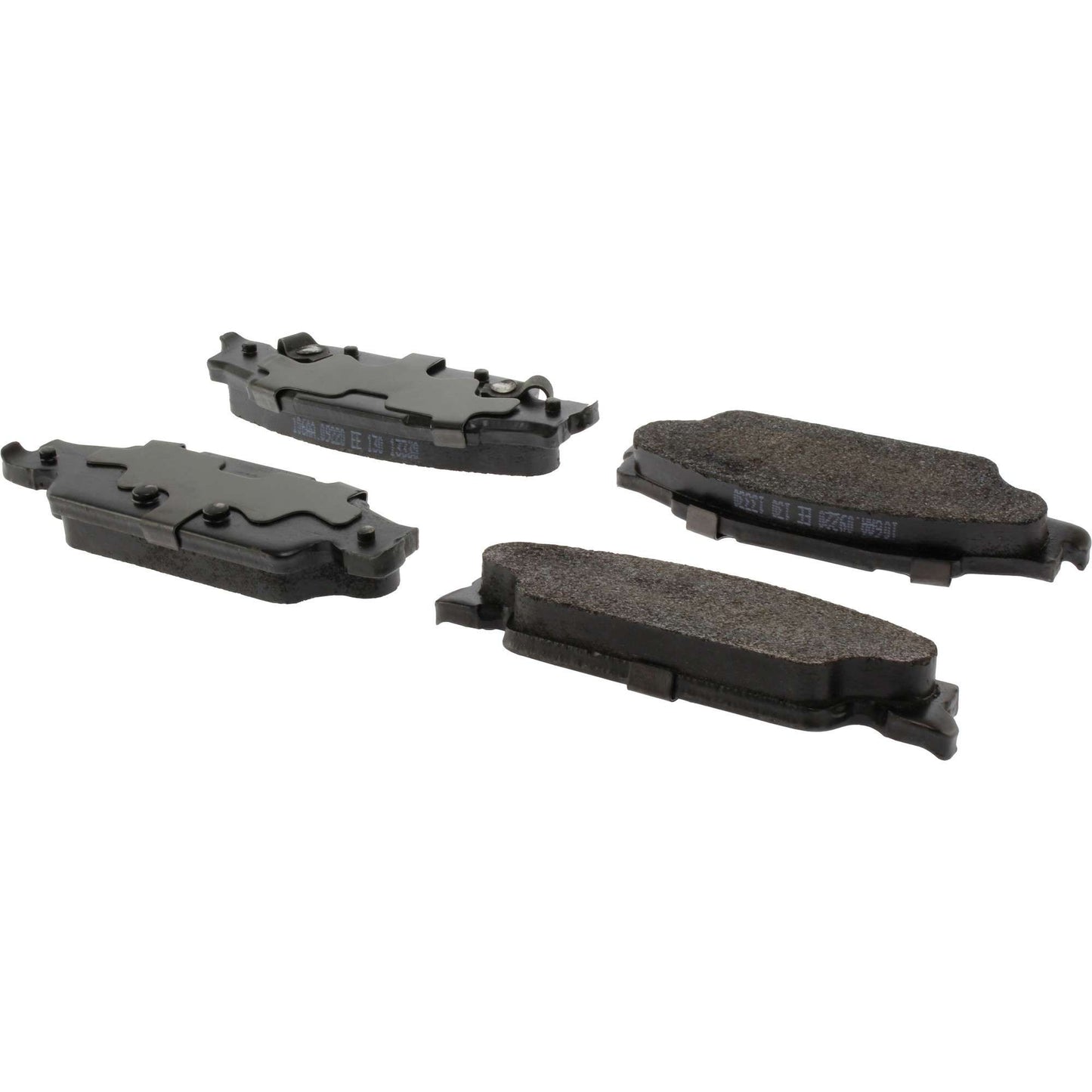Centric Parts Disc Brake Pad Set Posi Quiet Long Wearing Semi-Metallic with 100% Scorched for Easy Bed‑In 106.09220