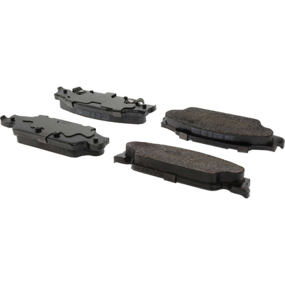 Centric Parts Disc Brake Pad Set Posi Quiet Long Wearing Semi-Metallic with 100% Scorched for Easy Bed‑In 106.09220