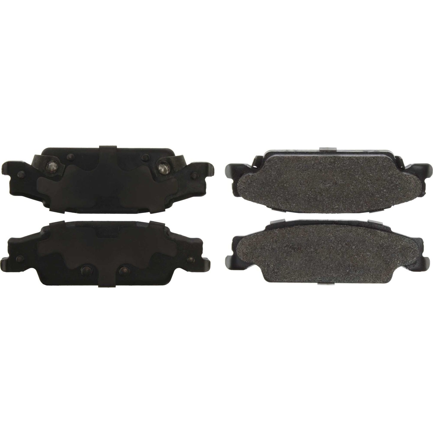 Centric Parts Disc Brake Pad Set Posi Quiet Long Wearing Semi-Metallic with 100% Scorched for Easy Bed‑In 106.09220