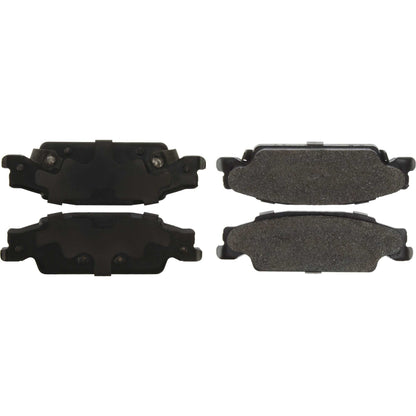 Centric Parts Disc Brake Pad Set Posi Quiet Long Wearing Semi-Metallic with 100% Scorched for Easy Bed‑In 106.09220