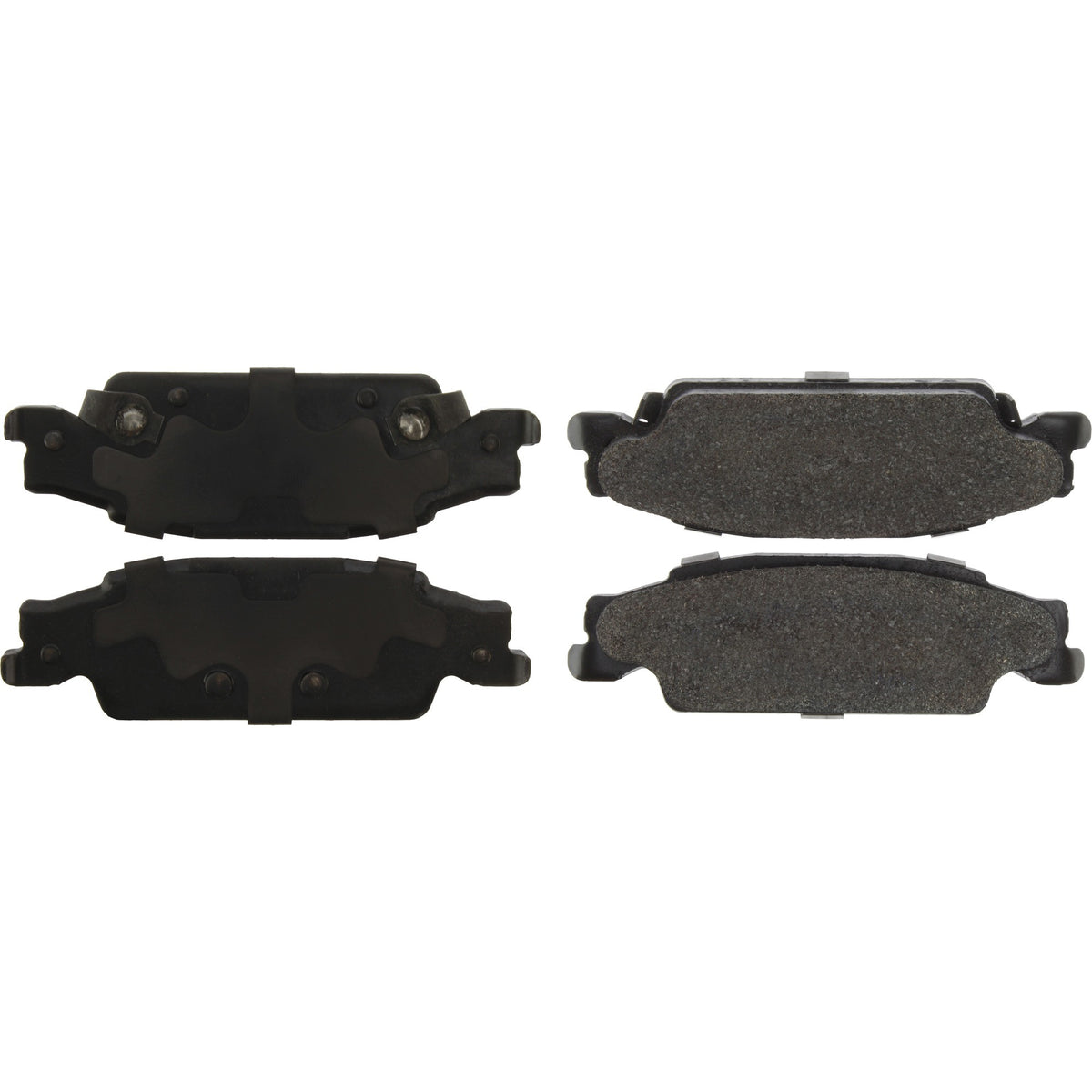 Centric Parts Disc Brake Pad Set Posi Quiet Long Wearing Semi-Metallic with 100% Scorched for Easy Bed‑In 106.09220