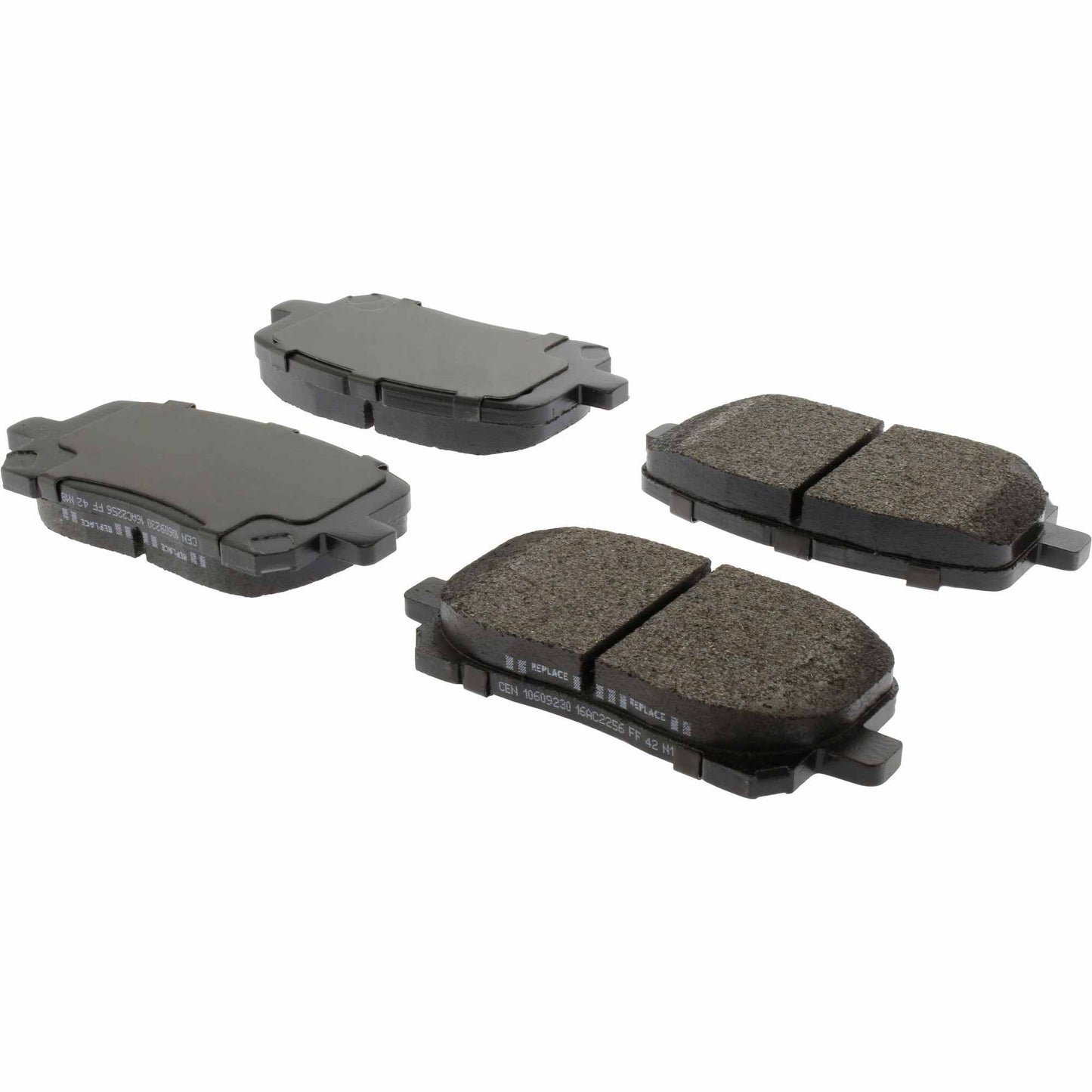 Centric Parts Disc Brake Pad Set Long Wearing Semi-Metallic with 100% Shimmed for Noise Elimination and Scorched Bed-In