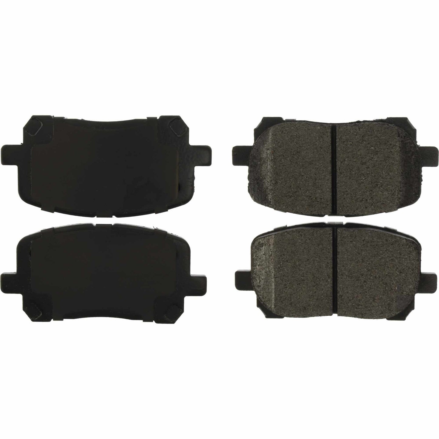 Centric Parts Disc Brake Pad Set Long Wearing Semi-Metallic with 100% Shimmed for Noise Elimination and Scorched Bed-In