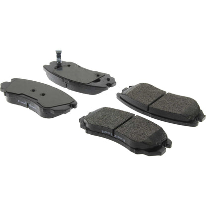 Centric Parts Disc Brake Pad Set Long Wearing Semi-Metallic with 100% Shimmed for Noise Elimination and Scorched Bed-In 106.09240