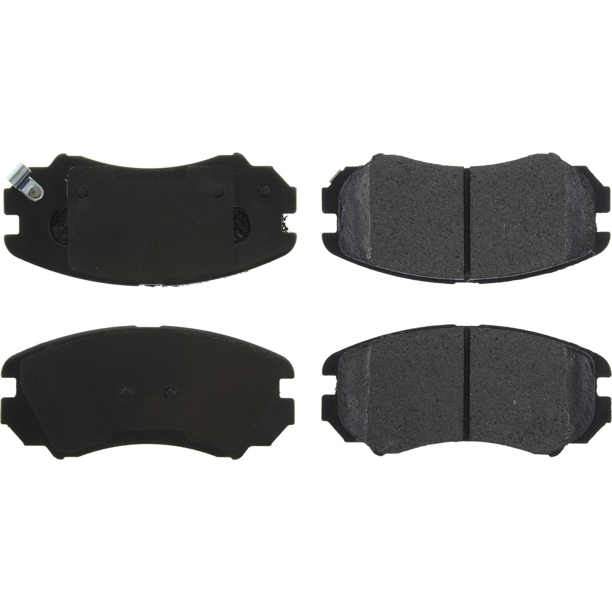 Centric Parts Disc Brake Pad Set Long Wearing Semi-Metallic with 100% Shimmed for Noise Elimination and Scorched Bed-In 106.09240