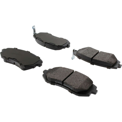 Centric Parts Disc Brake Pad Set Long wearing Semi-Metallic friction formula with noise elimination