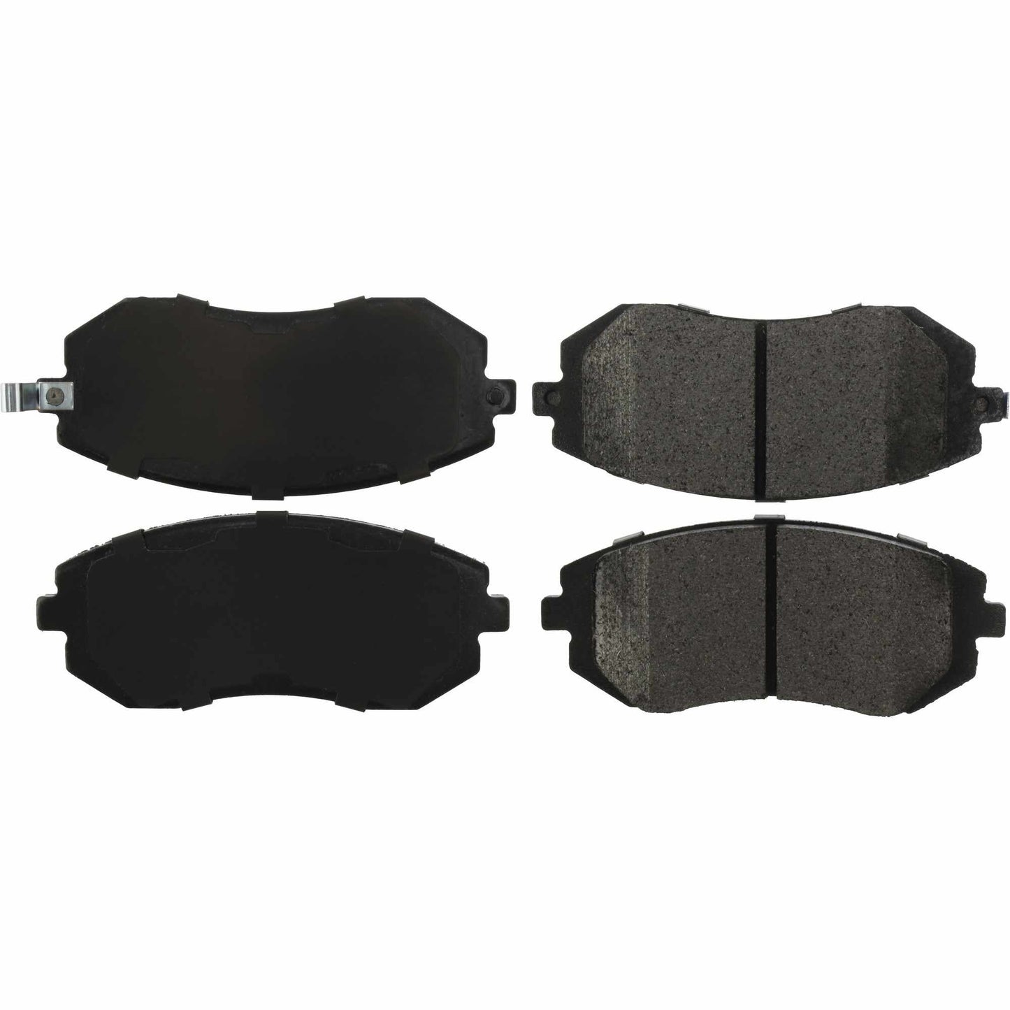 Centric Parts Disc Brake Pad Set Long wearing Semi-Metallic friction formula with noise elimination