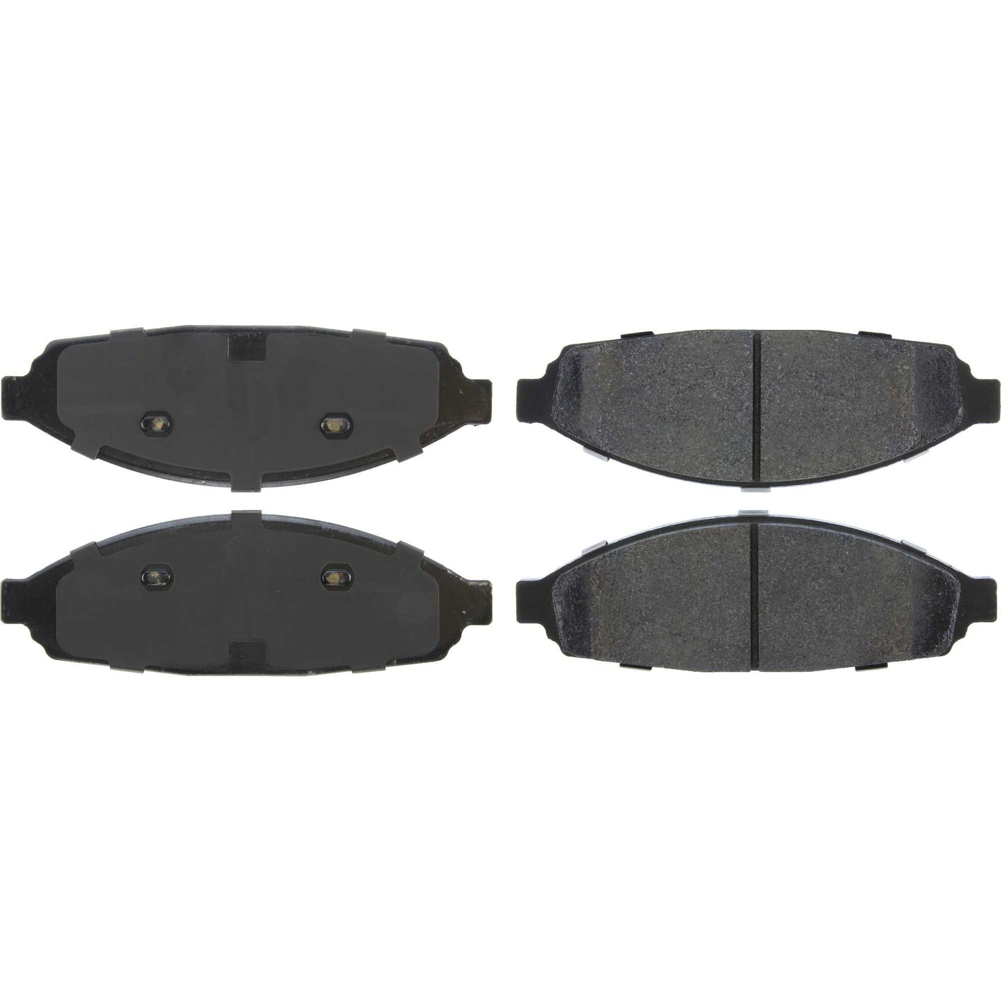 Centric Parts Disc Brake Pad Set Posi Quiet Extended Wear with Shims and Hardware for 2011-2003 Ford Crown Victoria, Lincoln Town Car, Mercury Grand Marquis, Marauder 106.09310