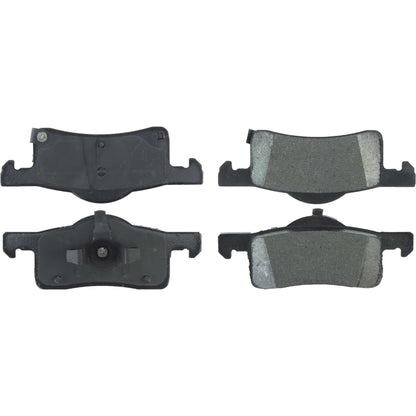 Centric Parts Disc Brake Pad Set with Semi-Metallic friction for 106.09350
