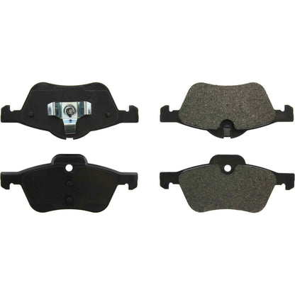 Centric Parts Disc Brake Pad Set Posi Quiet Extended Wear with Shims and Hardware for 2002-2008 Mini Cooper 106.09390