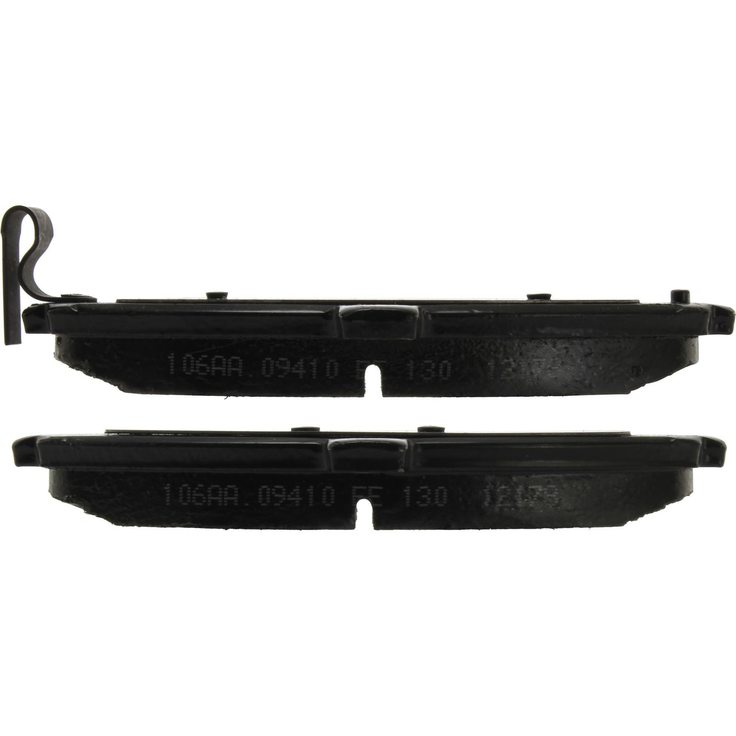 Centric Parts Disc Brake Pad Set Long wearing Semi-Metallic friction formula with 100% shimmed and scorched for heavy duty applications 106.09410