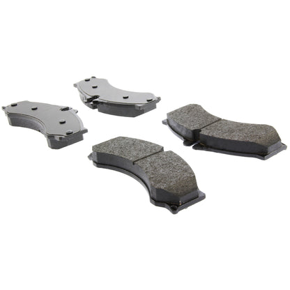 Centric Parts Disc Brake Pad Set Long wearing Semi-Metallic friction formula with 100% shimmed for noise and vibration 106.09490