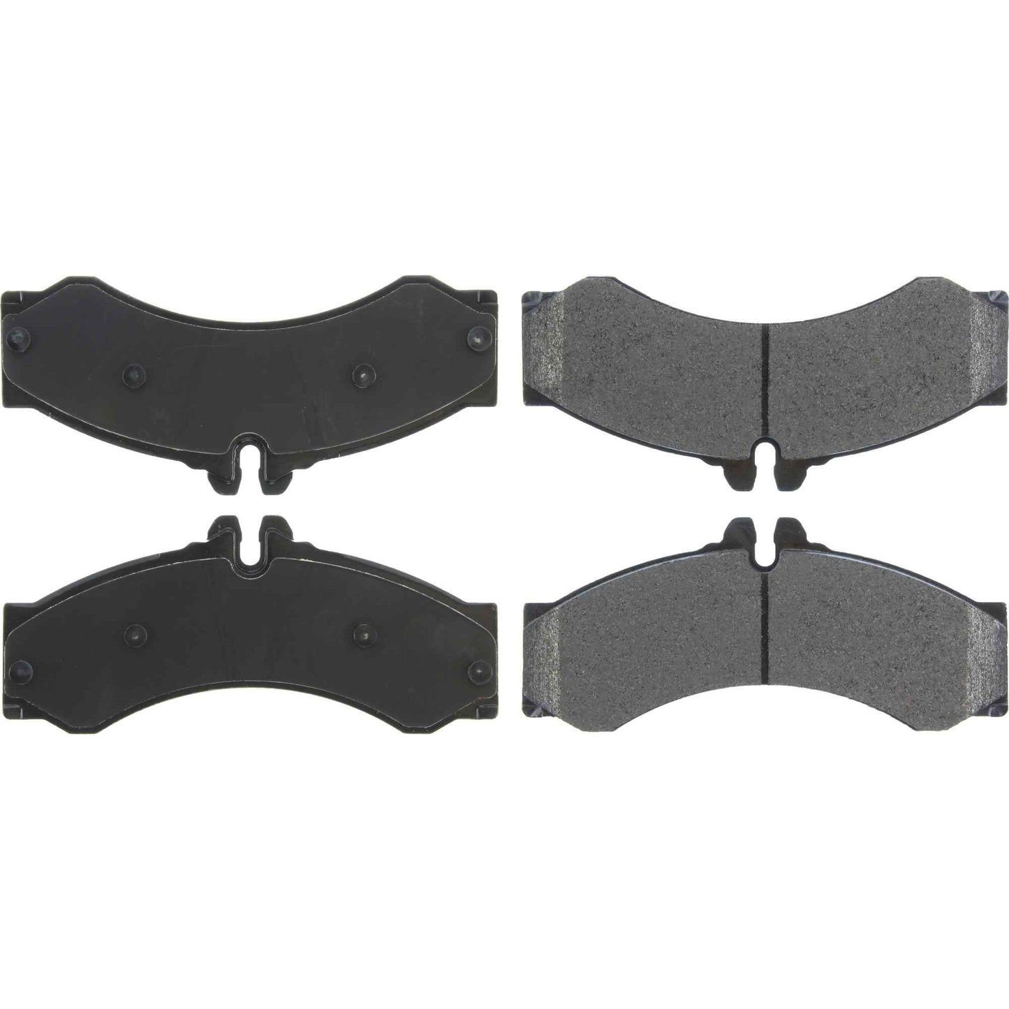 Centric Parts Disc Brake Pad Set Long wearing Semi-Metallic friction formula with 100% shimmed for noise and vibration 106.09490