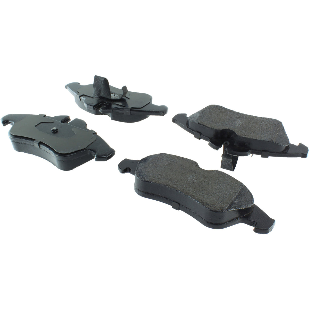 Centric Parts Disc Brake Pad Set Long-Wearing Semi-Metallic with 100% Shimmed for Noise & Vibration Reduction 106.09500