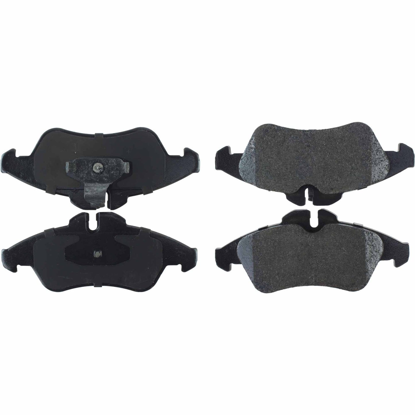 Centric Parts Disc Brake Pad Set Long-Wearing Semi-Metallic with 100% Shimmed for Noise & Vibration Reduction 106.09500