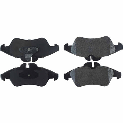 Centric Parts Disc Brake Pad Set Long-Wearing Semi-Metallic with 100% Shimmed for Noise & Vibration Reduction 106.09500