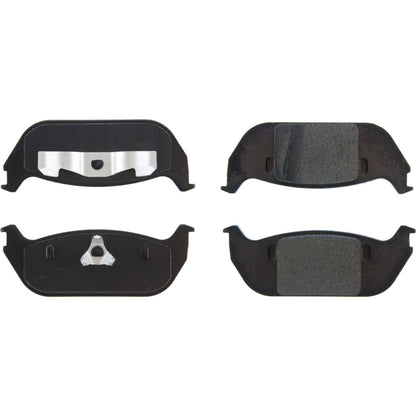 Centric Parts Disc Brake Pad Set Long Wearing Semi-Metallic Friction Formula with Posi Quiet Features 106.09520